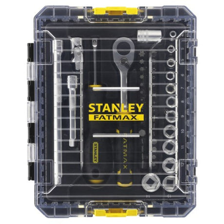 Stanley fatmax tstak dopsleutelset 1 4 fmmt98101-0 (zwart geel, 48 delig)