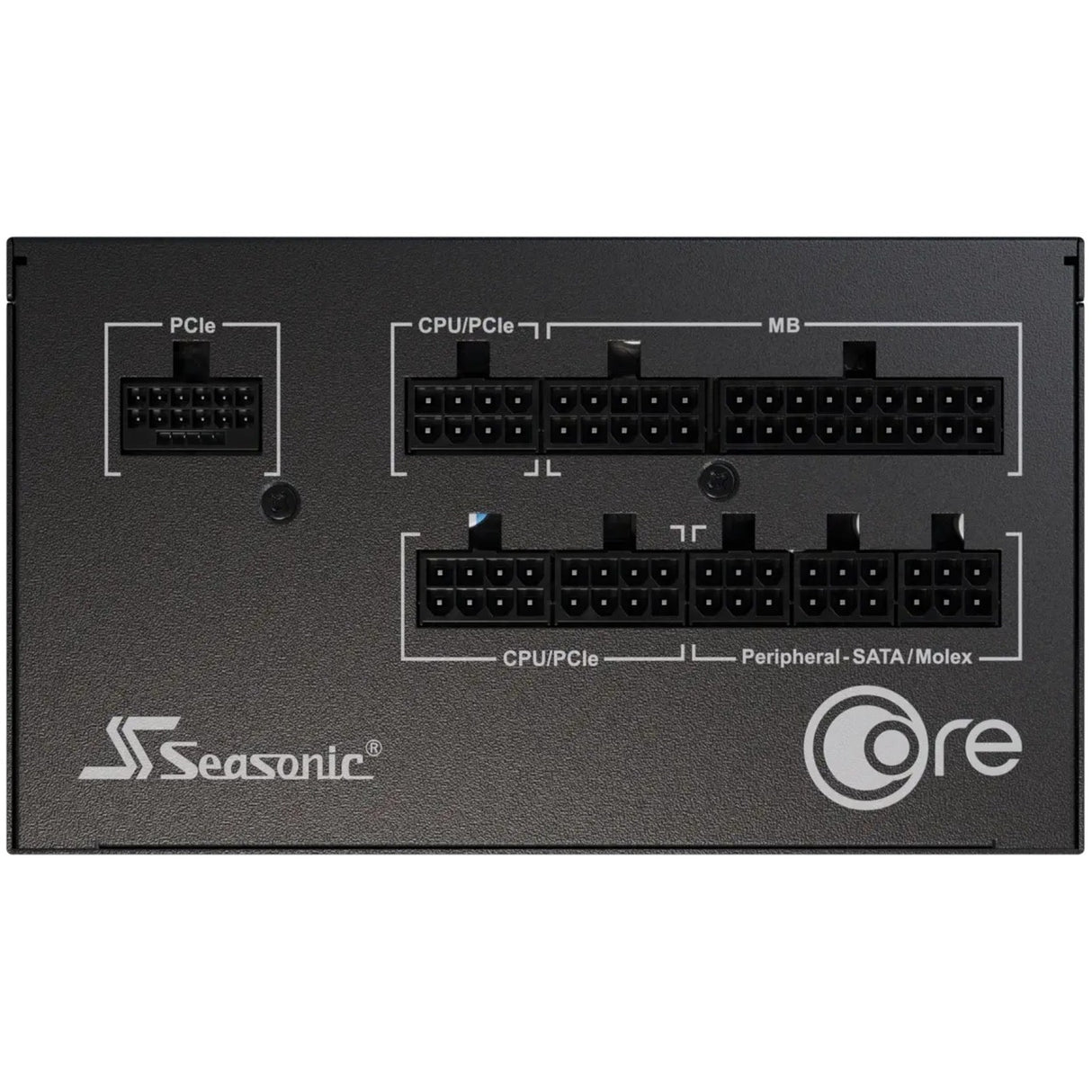 Seasonic core gx-750-v2 atx3.1 modulaire 750 watt voeding (zwart, 1x 12v-2x6, 2x pcie)