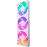 Nzxt f360 rgb core case fans (wit, 3 stuks, 360 x 120 x 26 mm)