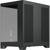 Fractal design pop 2 vision midi tower behuizing (zwart | 1x usb-a | 1x usb-c | tempered glass)