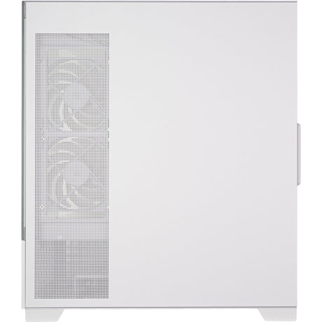 Silverstone lucid 05 mini tower behuizing (wit | 2x usb-a | 1x usb-c | rgb | tempered glass)