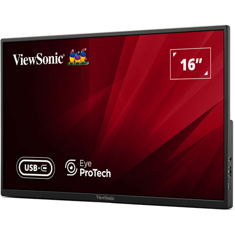 Viewsonic va1650 lichtgewicht draagbare monitor 16 (zwart, 1x hdmi)