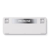 Mchose x75 v2 blue icy creamsicle custom mechanical keyboard (wit, us lay-out (qwerty), kailh box icy creamsicle, 75%, rgb, hot swap, double-shot pbt, draadloos | bluetooth | usb-c)