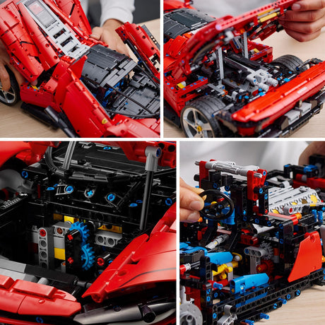Lego technic ferrari daytona sp3 raceauto collectible voor volwassenen - 42143