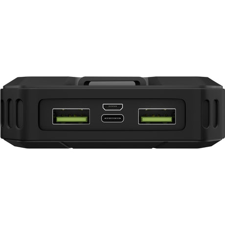 Goobay outdoor solar power bank 20,000 mah with power delivery powerbank (zwart)