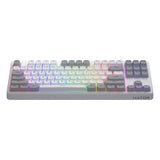 Hator rockfall 3 tkl wireless rgb mechanisch gaming toetsenbord (wit, us lay-out (qwerty), hator aurum orange, 80% (tkl), rgb, pbt keycaps, hotswap, 2.4 ghz bluetooth usb-c)