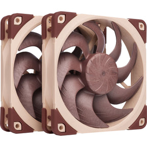Noctua nf-a12x25 g2 pwm sx2-pp case fans (bruin beige, 2 stuks, 120 x 120 x 25 mm)