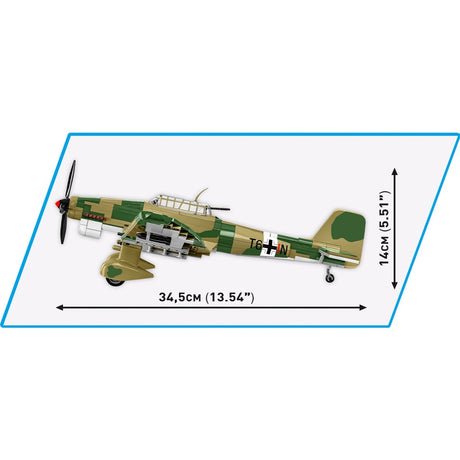 Cobi historical collection - junkers ju 87 b-2 constructiespeelgoed (schaal 1:32)