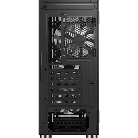 Montech x3 mesh midi tower behuizing (zwart | 3x usb-a | rgb | tempered glass)