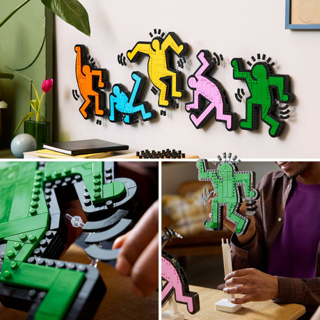 Lego ® art keith haring dansende figuren - 31216
