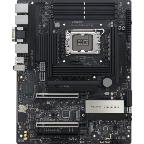 Asus pro ws z890-ace se socket 1851 moederbord (raid, 2.5gb-lan, 10gb-lan, sound, atx)