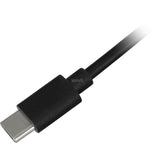 Sharkoon usb-a 2.0 - usb-c kabel (zwart, 2 meter)