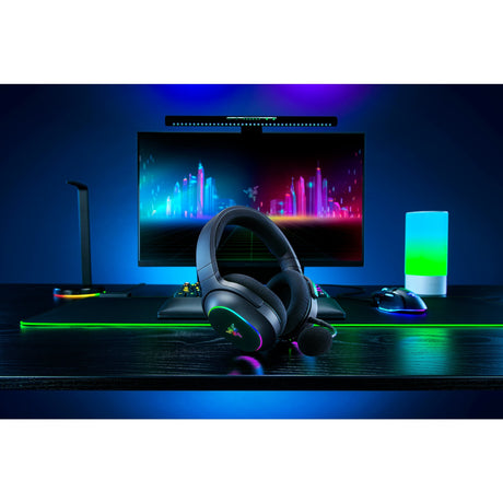 Razer barracuda x chroma over-ear gaming headset (zwart, usb-dongle, bluetooth)