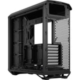 Fractal design torrent black solid midi tower behuizing (zwart | 2x usb-a | 1x usb-c)