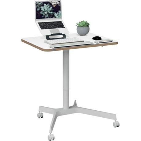 Leitz ergo mobiel zit-sta bureau (80x60 cm) tafel (wit)