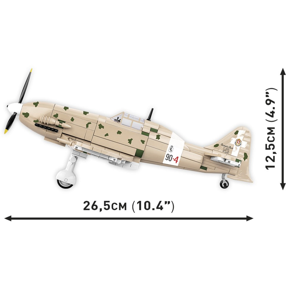 Cobi historical collection - macchi c.202 folgore constructiespeelgoed (schaal 1:32)