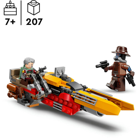 Lego star wars cobb vanths speeder voertuig - decoratie en bouwpakket voor kinderen - 75437
