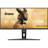Iiyama g-master gold phoenix gcb3486wqscp-b1 34 curved ultrawide gaming monitor (zwart, 2x hdmi, displayport, 2x usb-a, 2x usb-c, rj-45, 240 hz)