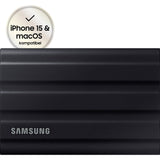 Samsung portable t7 shield 4 tb externe ssd (zwart, mu-pe4t0s eu, usb-c 3.2 gen 2 (10 gbit s))