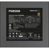 Deepcool pn850m modulaire 850 watt voeding (zwart, 1x 12v-2x6, 3x pcie)