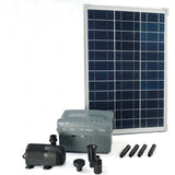 Ubbink solarmax 1000 accu pomp (zwart, incl. solarpaneel, pomp en accu)
