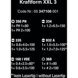 Wera kraftform xxl 3 schroevendraaier (11-delig)