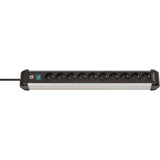 Brennenstuhl premium-alu-line stekkerdoos met schakelaar 10-voudig 3m h05vv-f 3g1,5