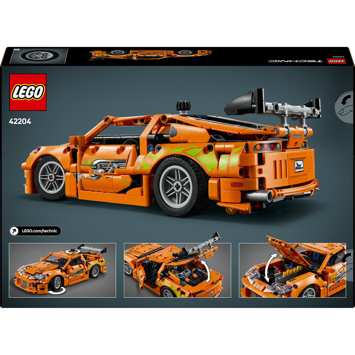 Lego ® technic fast and furious toyota supra mk4 set - 42204