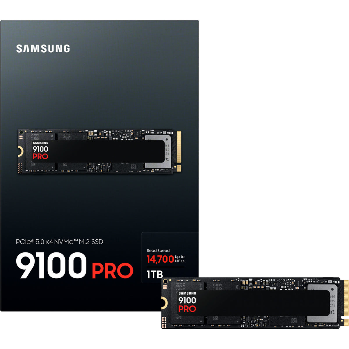 Samsung 9100 pro 1 tb ssd (mz-vap1t0bw, pcie gen 5.0 x4, nvme 2.0)