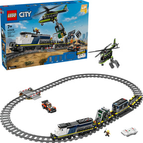 Lego ® city overval op politietrein - speelgoedtreinset - 60508
