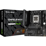 Maxsun ms-challenger b850m plus wifi socket am5 moederbord (zwart, raid, gb-lan, wlan, bt, sound, µatx)