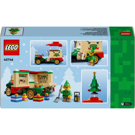 Lego iconic - bezorgtruck van de kerstman constructiespeelgoed (40746)