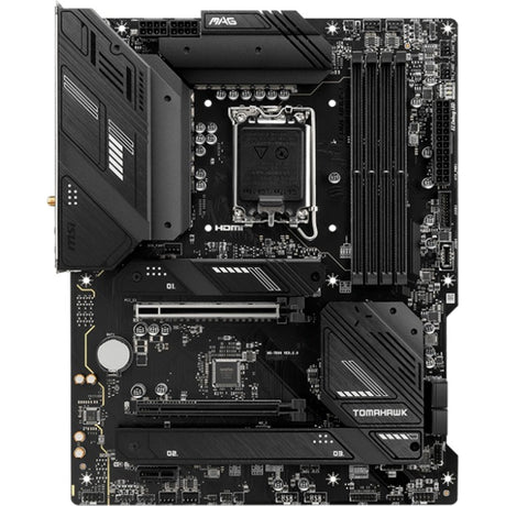 Msi mag b760 tomahawk wifi socket 1700 moederbord (zwart, raid, 2.5 gb-lan, wi-fi 6e, bt, sound, atx)
