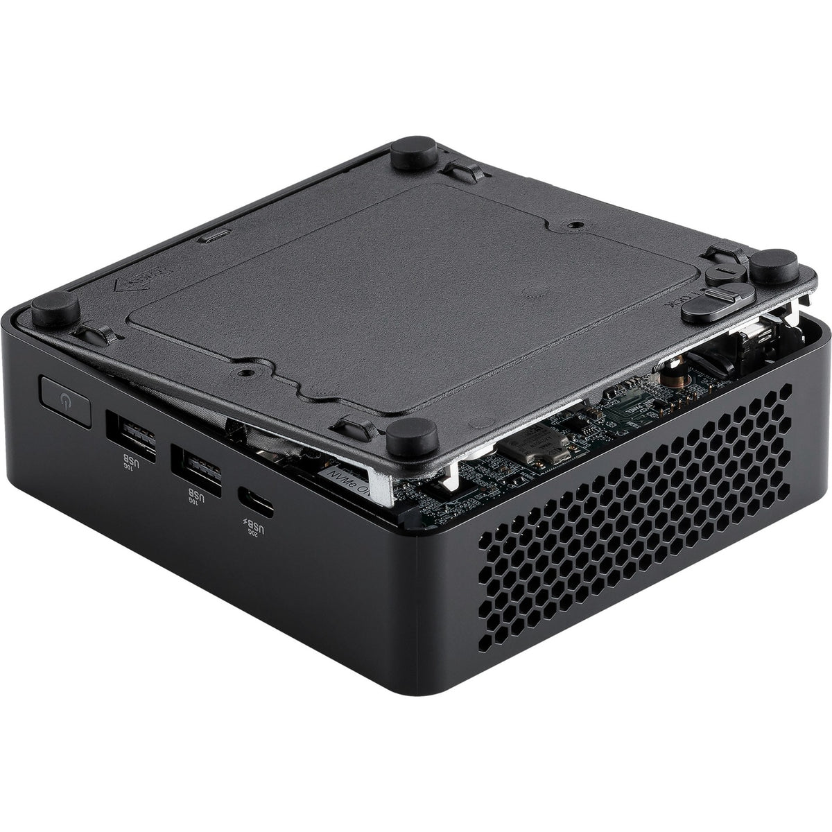Asus nuc 14 pro slim kit rnuc14rvki300002i barebone (zwart | core 3 100u | intel graphics)