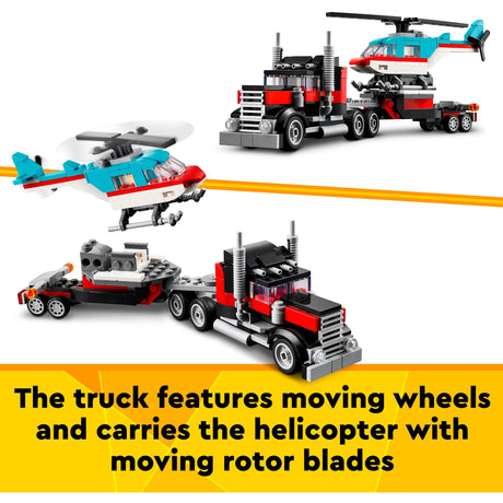 Lego creator 3in1 truck met helikopter - 31146