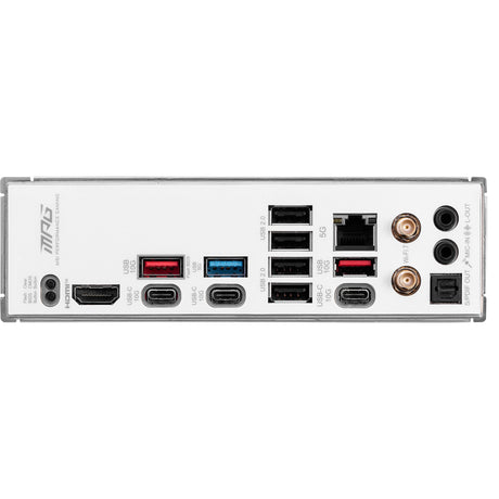 Msi mpg b850 edge ti wifi socket am5 moederbord (raid, 5gb-lan, wi-fi 7, bt, sound, atx)