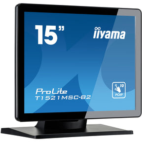 Iiyama prolite t1521msc-b2 15 touchscreen monitor (zwart, 1x hdmi, 1x vga)