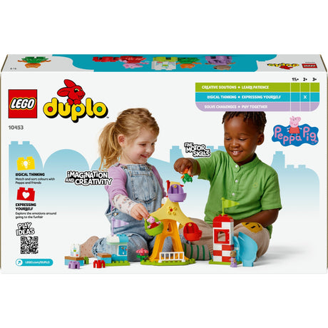 Lego duplo peppa big kermis montessori speelgoed voor peuters van 2 jaar en ouder 10453