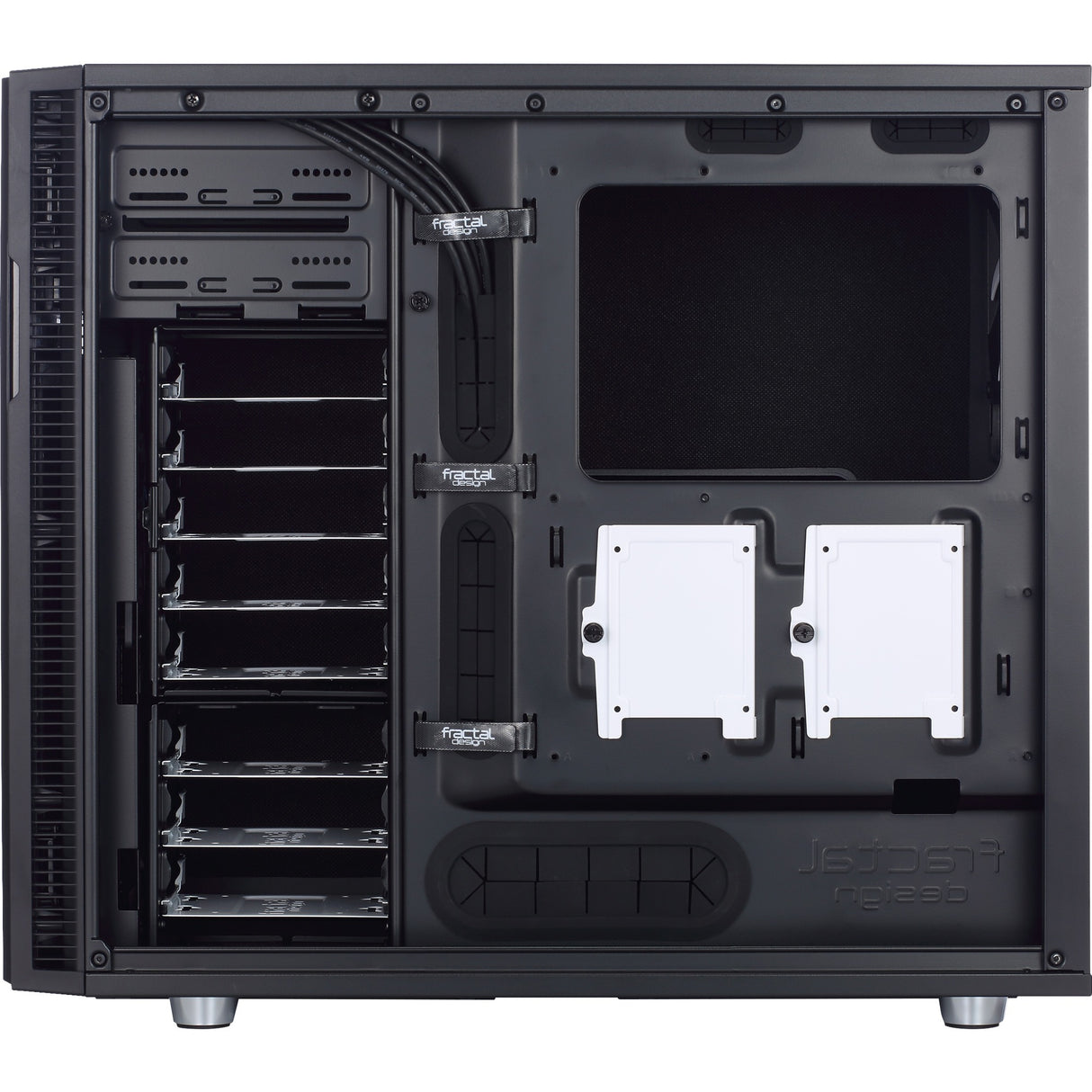 Fractal design define r5 midi tower behuizing (zwart | 4x usb-a)