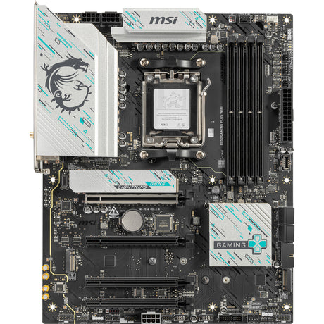 Msi b850 gaming plus wifi socket am5 moederbord (raid, 5gb-lan, wi-fi 7, bt, sound, atx)