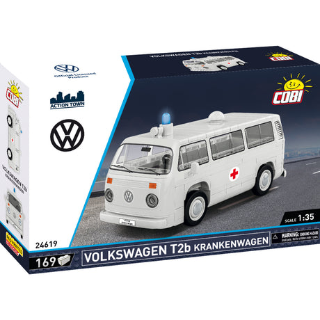 Cobi volkswagen t2b ambulance constructiespeelgoed (schaal 1:35)