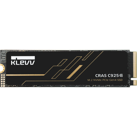 Klevv cras c925g 1 tb ssd (zwart, k01tbm2sp0-25g, pcie gen 4.0 x4, nvme 2.0)
