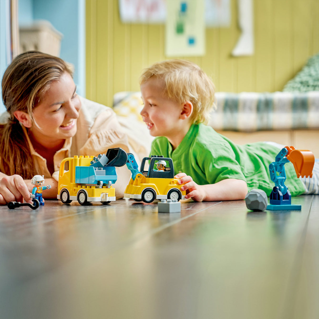 Lego duplo town 10475 - 3-in-1 bouwvoertuigen - creatief speelgoed