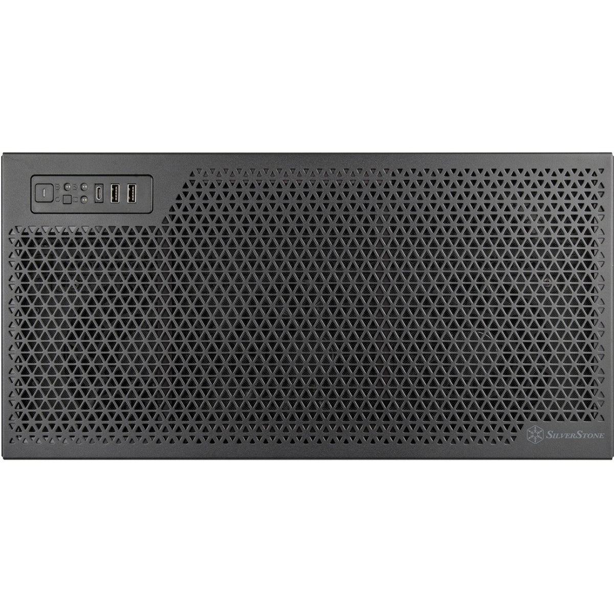 Silverstone rm52 server behuizing (zwart | 2x usb-a | 1x usb-c)