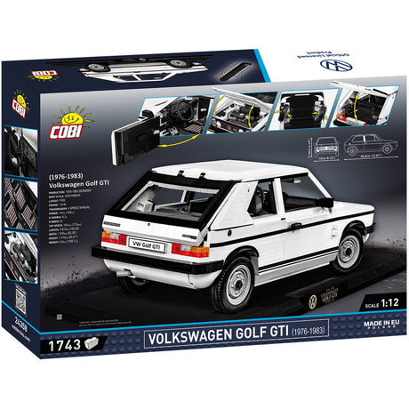 Cobi volkswagen golf gti (1976-1983) - executive edition constructiespeelgoed (schaal 1:12)