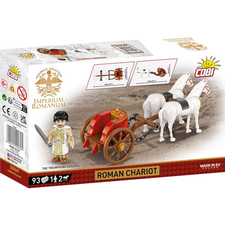 Cobi imperium romanum - romeinse strijdwagen constructiespeelgoed