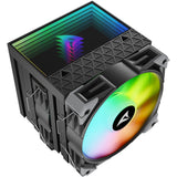 Sharkoon a60 rgb cpu-koeler (zwart, 4-pins pwm fan-connector)