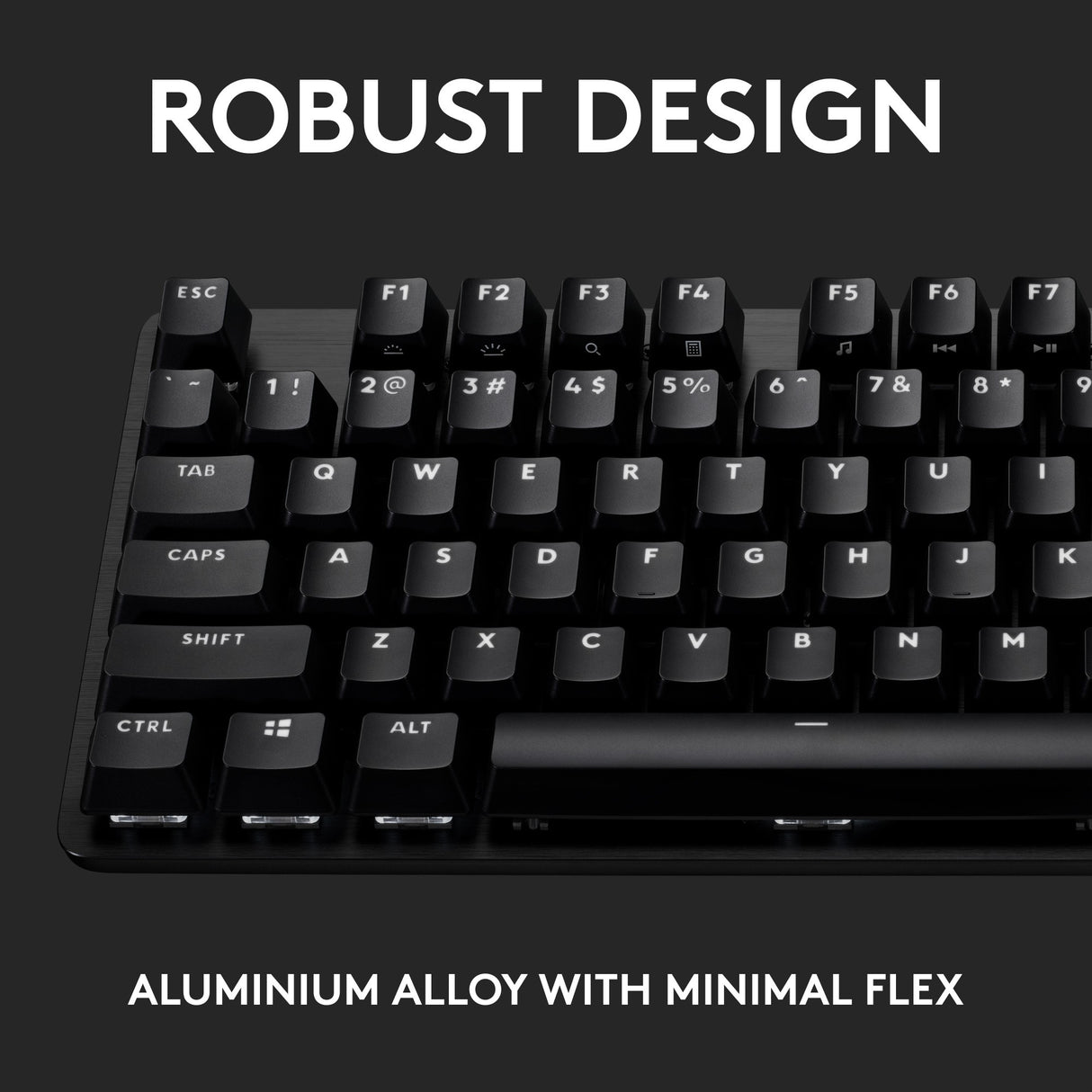 Logitech g413 tkl se mechanisch gaming toetsenbord (zwart, us-international lay-out (qwerty), gl tactile, 80% (tkl))