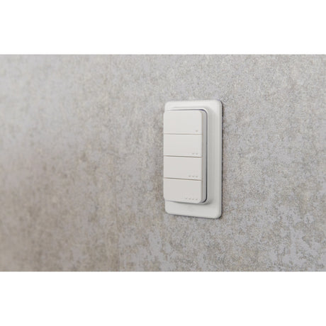 Shelly blu rc button 4 zb afstandsbediening (wit, bluetooth 5 (le), zigbee)