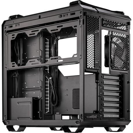 Asus tuf gaming gt502 plus midi tower behuizing (zwart | 2x usb-a | 1x usb-c | tempered glass)